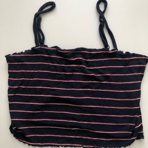 Garage M Blue Tank w/ Stripes